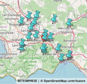Mappa Via Famiglia Pietro Lamberti, 84014 Nocera Inferiore SA, Italia (7.173)