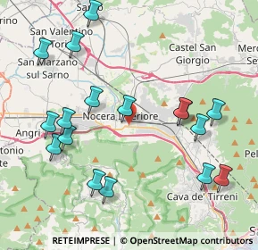 Mappa Via F. Pietro, 84014 Nocera Inferiore SA, Italia (4.90941)