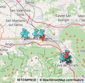 Mappa Via Famiglia Pietro Lamberti, 84014 Nocera Inferiore SA, Italia (4.73636)