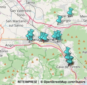 Mappa Via Famiglia Pietro Lamberti, 84014 Nocera Inferiore SA, Italia (3.64125)