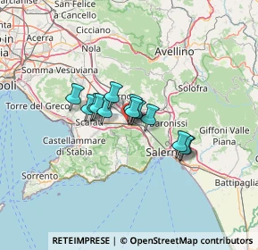 Mappa Via Famiglia Pietro Lamberti, 84014 Nocera Inferiore SA, Italia (8.76154)