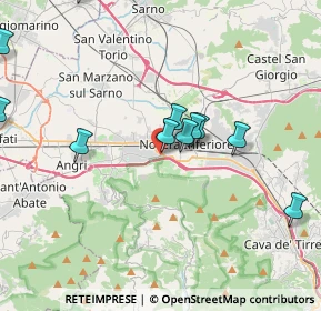 Mappa Via S. Chiara, 84016 Pagani SA, Italia (4.83417)