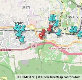Mappa Via S. Chiara, 84016 Pagani SA, Italia (1.06625)