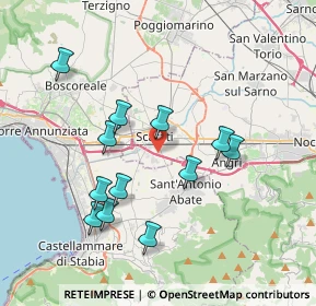 Mappa Via G. Di Vittorio, 84018 Scafati SA, Italia (3.89333)