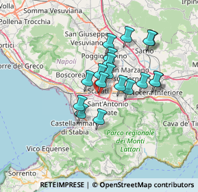 Mappa Via G. Di Vittorio, 84018 Scafati SA, Italia (5.71778)