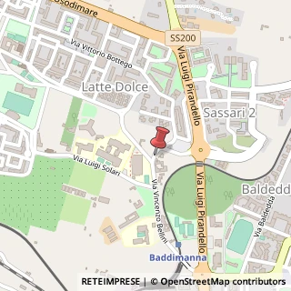 Mappa Via Vincenzo Bellini, 50, 07100 Sassari, Sassari (Sardegna)
