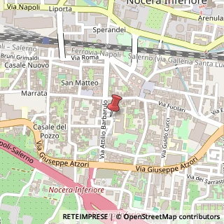 Mappa Via Arturo Petrosini, 17, 84014 Nocera Inferiore, Salerno (Campania)