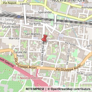 Mappa Via Attilio Barbarulo, 19, 84014 Nocera Inferiore, Salerno (Campania)