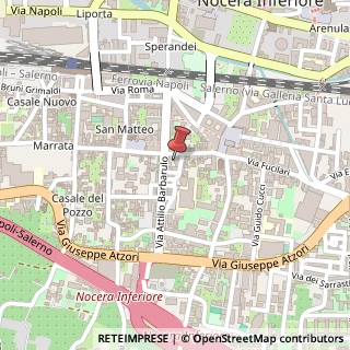 Mappa Via Arturo Petrosini, 27, 84014 Nocera Inferiore, Salerno (Campania)
