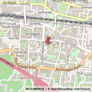 Mappa Via petrosini a. 10, 84014 Nocera Inferiore, Salerno (Campania)