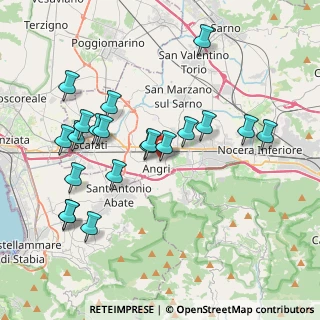 Mappa Piazza Don Enrico Smaldone, 84012 Angri SA, Italia (4.307)
