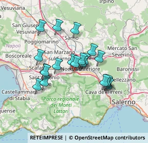 Mappa Via Palermo, 84016 Pagani SA, Italia (6.154)