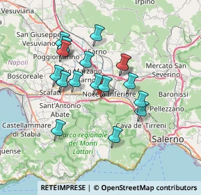 Mappa Via Salerno, 84016 Pagani SA, Italia (6.63368)