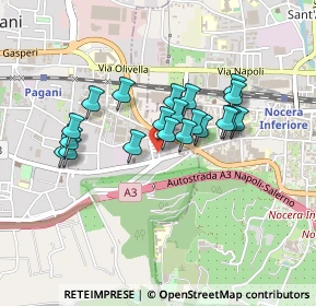 Mappa Via Salerno, 84016 Pagani SA, Italia (0.373)