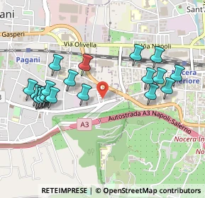 Mappa Via Salerno, 84016 Pagani SA, Italia (0.566)