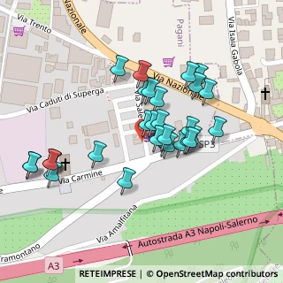 Mappa Via Palermo, 84016 Pagani SA, Italia (0.10333)