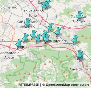 Mappa Via Salerno, 84016 Pagani SA, Italia (4.14133)