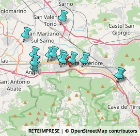 Mappa Via Palermo, 84016 Pagani SA, Italia (3.55154)