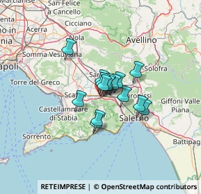 Mappa Via Palermo, 84016 Pagani SA, Italia (7.58267)