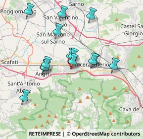Mappa Via Guglielmo Marconi, 84016 Pagani SA, Italia (3.67143)