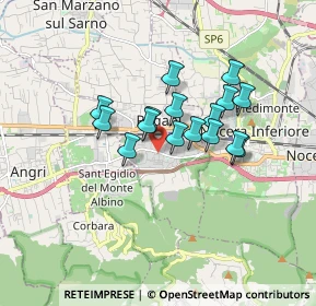 Mappa Via Guglielmo Marconi, 84016 Pagani SA, Italia (1.37875)