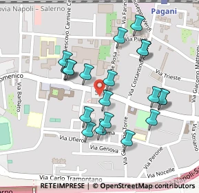 Mappa Via Guglielmo Marconi, 84016 Pagani SA, Italia (0.234)