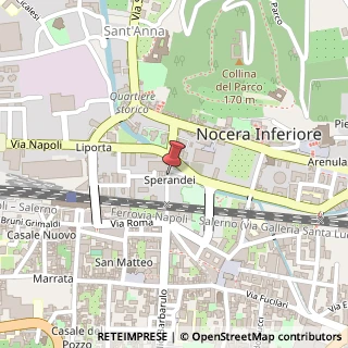 Mappa Via Filippo Dentice D'Accadia, 42, 84014 Nocera Inferiore, Salerno (Campania)