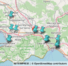 Mappa Via Filippo Dentice D'Accadia, 84014 Nocera Inferiore SA, Italia (9.6605)