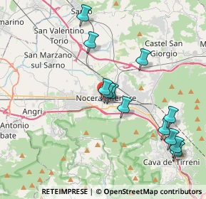 Mappa Via Filippo Dentice D'Accadia, 84014 Nocera Inferiore SA, Italia (4.21167)
