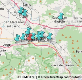 Mappa Viale San Francesco D'Assisi, 84014 Nocera Inferiore SA, Italia (3.31143)