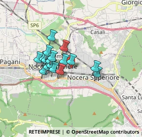 Mappa Via Grotti Campo, 84014 Nocera Inferiore SA, Italia (1.32889)