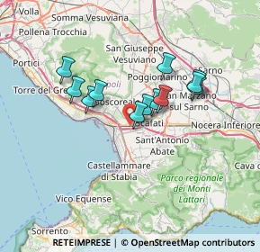 Mappa 80045 Pompei NA, Italia (5.95333)