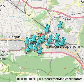 Mappa Via G. B. Castaldo, 84014 Nocera Inferiore SA, Italia (1.2645)