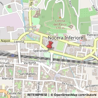 Mappa Via Domenico Rea, 3, 84014 Nocera Inferiore, Salerno (Campania)