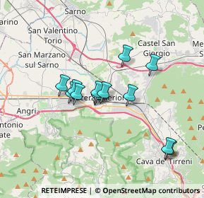 Mappa Via Guglielmo Marconi, 84014 Nocera Inferiore SA, Italia (2.91615)