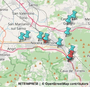 Mappa Via G. B. Vico, 84014 Nocera Inferiore SA, Italia (4.15333)