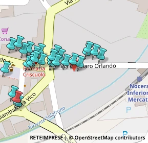 Mappa Via G. Orlando, 84014 Nocera Inferiore SA, Italia (0.05)