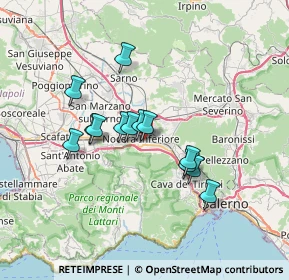 Mappa Via G. Orlando, 84014 Nocera Inferiore SA, Italia (5.94308)