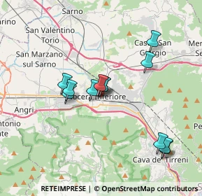 Mappa Via G. Orlando, 84014 Nocera Inferiore SA, Italia (3.43833)