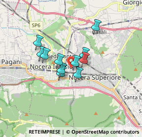 Mappa Via Padre Prisco Pecoraro, 84014 Nocera Inferiore SA, Italia (1.22636)