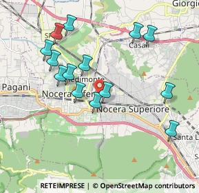 Mappa Via Padre Prisco Pecoraro, 84014 Nocera Inferiore SA, Italia (2.07571)