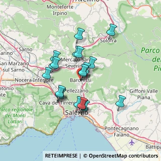 Mappa Piazzetta municipio, 84081 Baronissi SA, Italia (6.245)