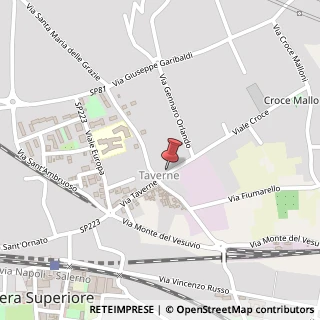 Mappa Via Taverne, 57, 84015 Nocera Superiore, Salerno (Campania)