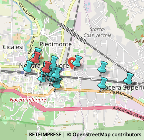 Mappa Via Egri Erbstein, 84014 Nocera Inferiore SA, Italia (0.922)