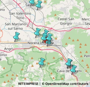 Mappa Via Egri Erbstein, 84014 Nocera Inferiore SA, Italia (4.04917)