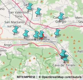 Mappa Via Egri Erbstein, 84014 Nocera Inferiore SA, Italia (4.31545)