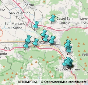 Mappa Via Egri Erbstein, 84014 Nocera Inferiore SA, Italia (4.3435)