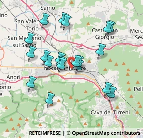 Mappa Via Egri Erbstein, 84014 Nocera Inferiore SA, Italia (3.7905)