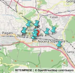 Mappa Via Egri Erbstein, 84014 Nocera Inferiore SA, Italia (1.22727)