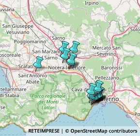 Mappa Via Egri Erbstein, 84014 Nocera Inferiore SA, Italia (7.7925)